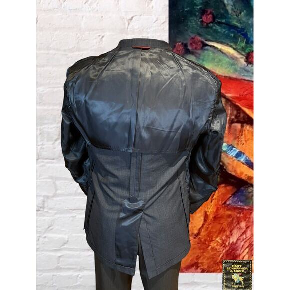 Hart Schaffner Marx 42R Unstructured Blue Red Patriotic Blazer Sport Suit Jacket - Picture 8 of 13
